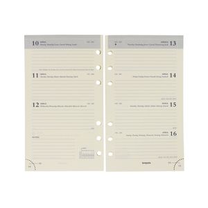 Agendavulling 2027 Brepols Brefax 17 7dagen/2pagina's