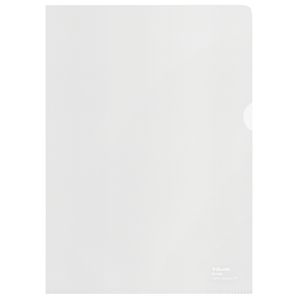 Insteekmap L-model Esselte A4 100% gerecycled 0.10mm transparant 100 stuks