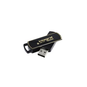 USB stick 3.0 Integral Secure 360 USB-A 128GB zwart