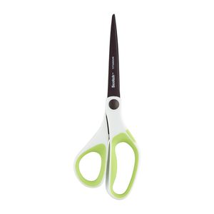 Schaar Scotch 20cm titanium met groot oog groen blister