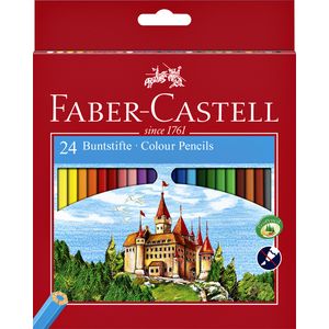 Kleurpotloden Faber-Castell assorti set à 24 stuks