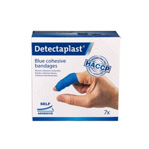 Cohesief verband blauw Detectaplast assorti 7 stuks