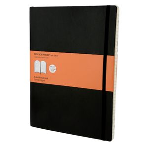 Notitieboek Moleskine XL 190x250mm lijn soft cover zwart