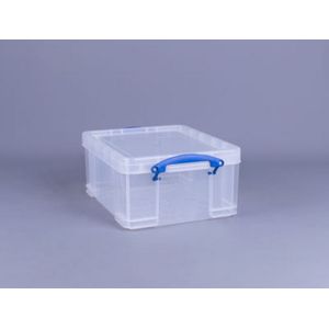 Opbergbox Really Useful 21 liter 450x350x200mm transparant wit