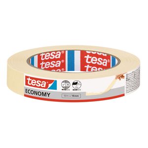 Afplaktape tesa®  Economy 50mx19mm geel