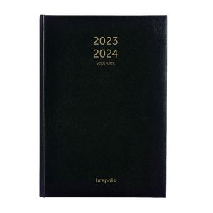 Agenda 2026-2027 Brepols Bretime Lima 16maanden 7dagen/2pagina's zwart