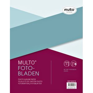 Interieur Multo fotobladen A4 23-gaats met dekvel wit 20 vel