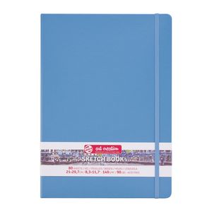Schetsboek Talens Art Creation 80 witte vellen 140gr 210x300mm blauw