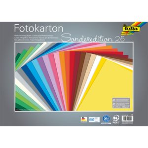 Fotokarton Folia 300gr 50x70cm 25vel assorti