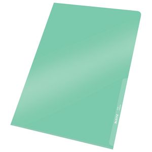 Insteekmap L-model Leitz Premium copy safe 0.15mm PVC A4 groen 100 stuks