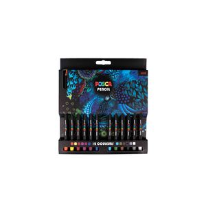 Kleurpotloden Posca assorti set à 12 stuks
