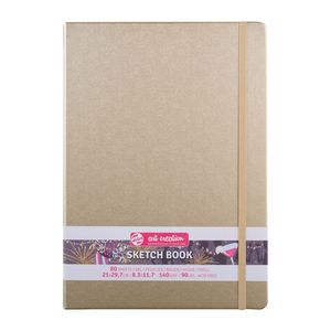 Schetsboek Talens Art Creation 80 witte vellen 140gr 210x300mm witgoud