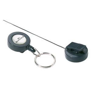 Afrolmechanisme Durable 8222 met sleutelring 800mm antraciet