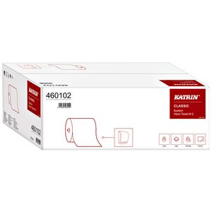 Handdoekrol Katrin systeemrol medium 2-laags 160m wit 460102