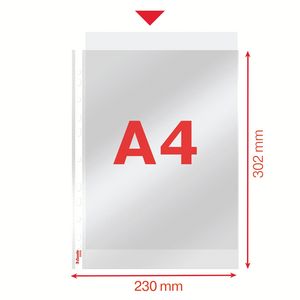 Showtas Esselte copy safe 0.06mm PP A4 glashelder 100 stuks
