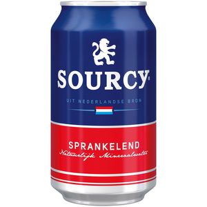 Water Sourcy rood blik 330ml