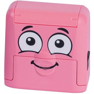 Textielstempel Colop Marky personaliseerbaar roze
