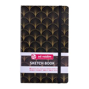 Schetsboek Talens Art Creation 80 vel 140gr 130x210mm art deco