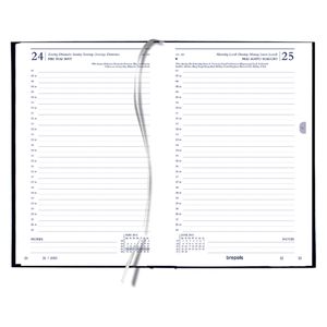 Kantooragenda 2027 Quantore kort 1dag/1pagina zwart