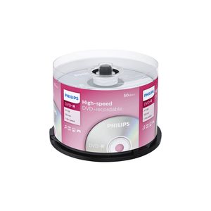 DVD-R Philips 4.7GB 16x SP 50 stuks