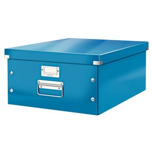 Opbergdoos Leitz Click & Store WOW groot 369x200x482mm blauw