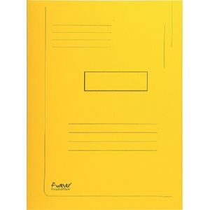 Dossiermap Exacompta Forever A4 2 kleppen 290gr geel