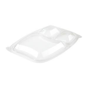 Deksel bistro rechthoek 25.4cm x 17.4cm x 2.3cm ops transparant 