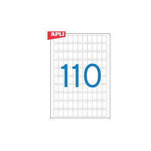 Apli etiket Ref. 1860 18mm x12mm wit