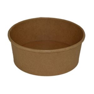 Bowl rond 14.5cm x 6cm karton kraft bruin