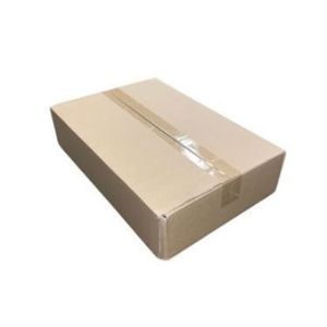 Amerikaanse vouwdoos 430mm x 295mm x 95mm enkel golf B bruin onbedrukt