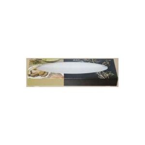 Cateringdoos met venster 33.5cm x 11.5cm x 4cm goud/bruin parelmoer