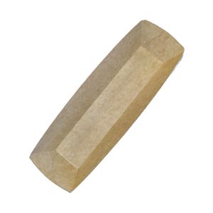 Karton snackbak A16 bruin p2p 18.5x5x3.5 cm