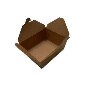 Menubox take away 15.3cm x 12cm x 6.4cm kraft kraft/pla