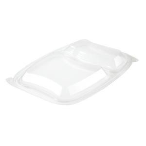 Deksel bistro rechthoek 25.4cm x 17.4cm x 2.3cm ops transparant
