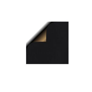 Cadeaupapier 50cm x 200m zwart 1512