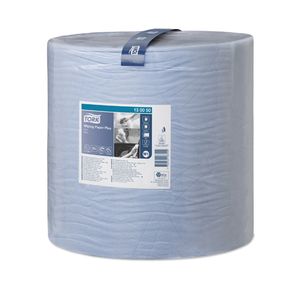 Poetsrol tork wiper 420 advance 37cm x510m W1 130050 2 lagen blauw