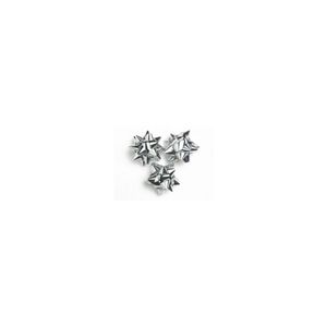 Starbows metallic 25mm zilver met plakker