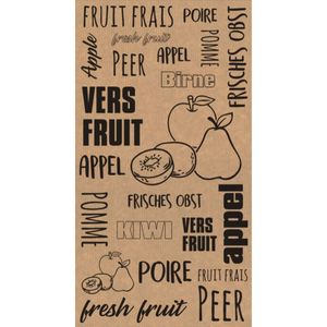 Fruit zakken 11cm x 8cm x 23cm 250gr 42gr / m2 olifantkraft neutraal