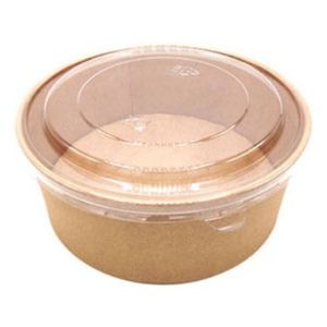 Deksel rond 18.5cm x 20mm rpet transparant
