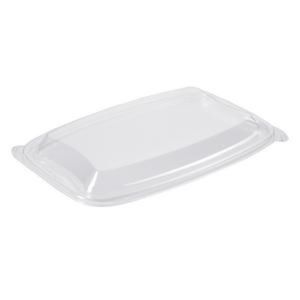 Deksel bistro rechthoek 25.4cm x 17.4cm x 2.3cm ops transparant