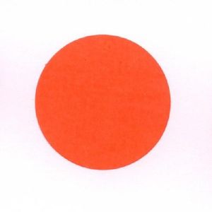 Etiket op rol 25mm rood afneembaar 
