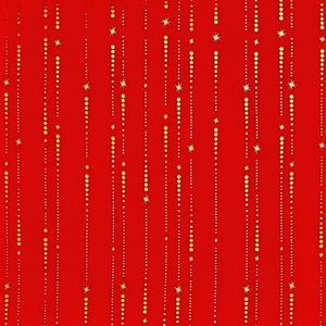Cadeaupapier kerst 30cm x 150m 6155 gemetaliseerd papier 75gr / m2
