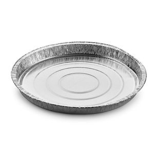 Aluminium schaal rond 25cm x 2.5cm 1100ml