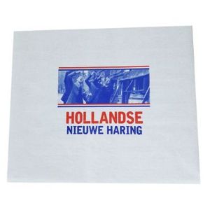 Fishpak visvellen 33cm x 40cm hollandse nieuwe haring 60gr / m2