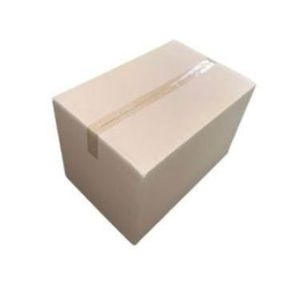 Amerikaanse vouwdoos 592mm x 393mm x 393mm dubbel golf BC bruin onbedrukt