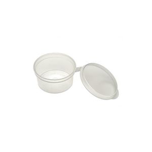 Cups met deksels rond 3.5cm x 2.2cm 10.7ml pp transparant