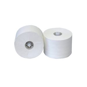 Toiletpapier met dop 50610 10cm x100m 2 lagen wit