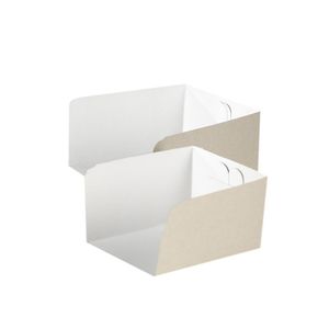 Inschuifkarton ongevouwen 500gr 13cm x 18cm x 6cm wit