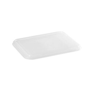 Deksel rechthoek 22.7cm x 17.7cm x 5cm pp transparant