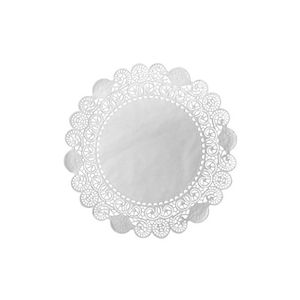 Taartrand 16.5cm rond wit onbedrukt